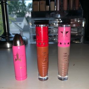 Jeffree Star liquid lip and lipstick trio bundle